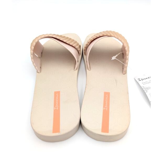 Ipanema Street II Crisscross Strap Slide Sandal Women's Beige Size US9 EU40 - Picture 5 of 11